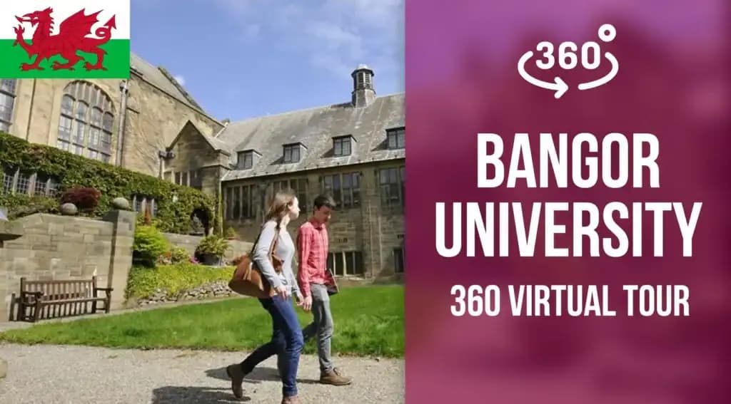 Bangor University 360 virtual tour with Panoee (United Kingdom)