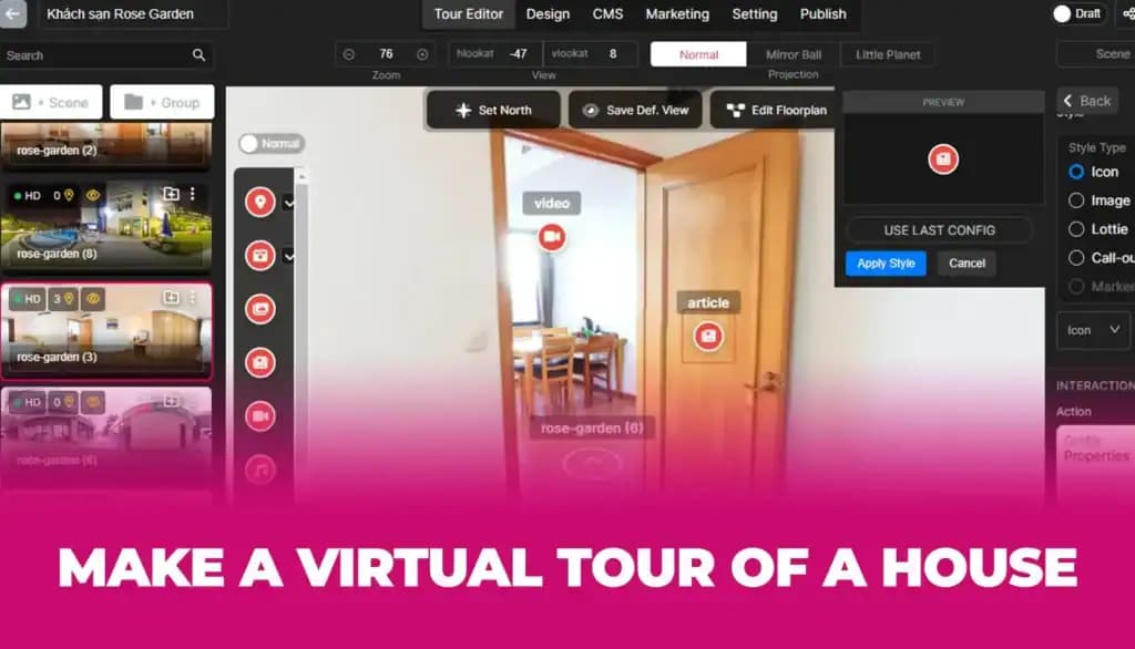 How to Make a Virtual Tour of a House