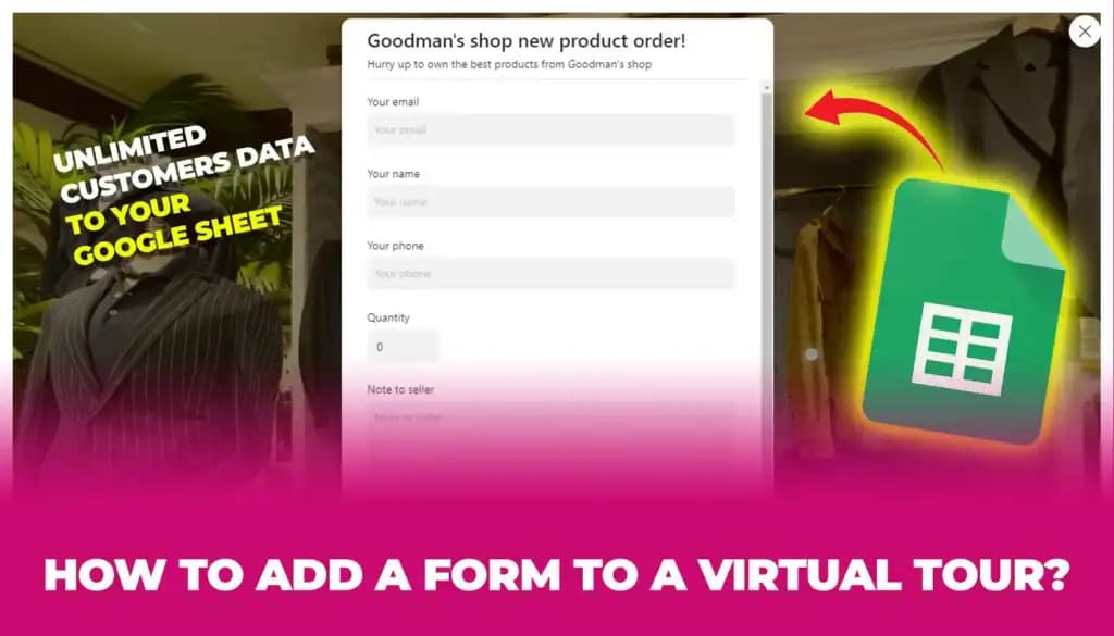Simple Steps to Add a Form to a Virtual Tour
