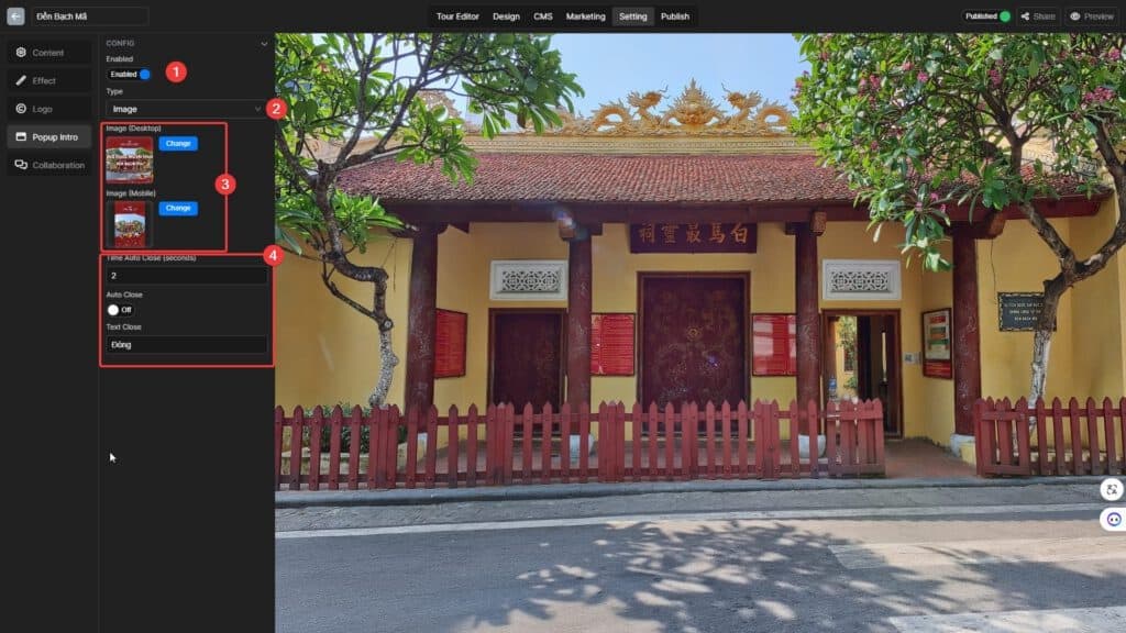 Popup Intro