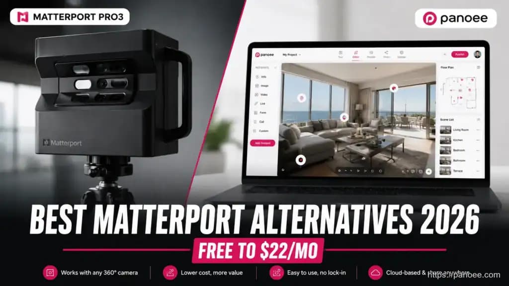 Top 5 Matterport Alternatives in 2026: Ranked by Price, Features & Use Case