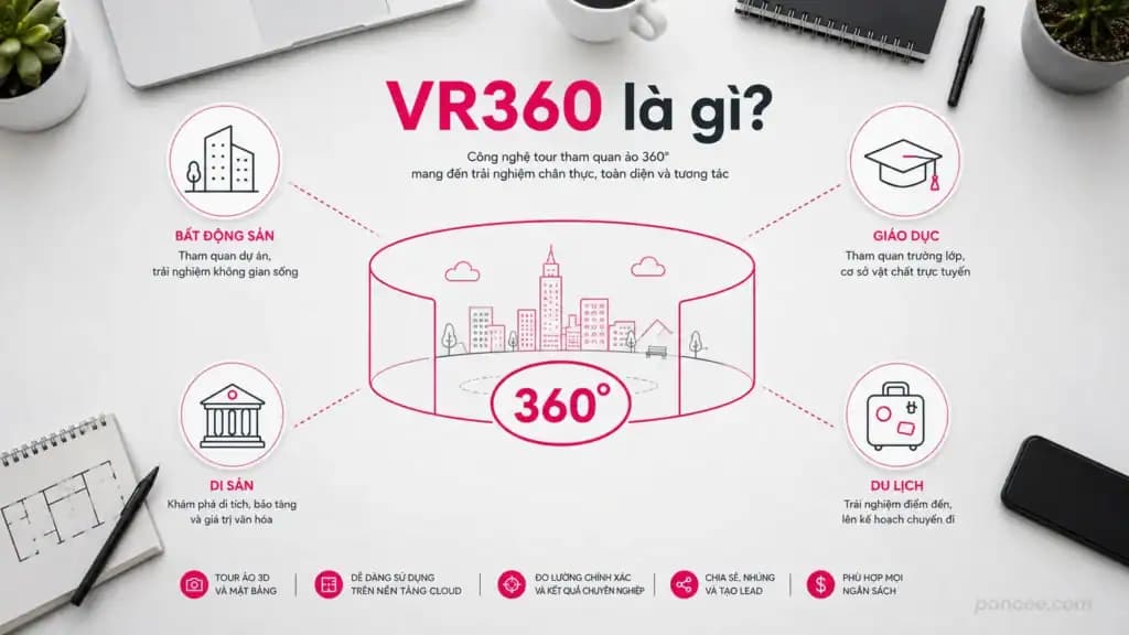 VR360 là gì? Phân biệt VR360, VR, Video 360 và 3D Scan