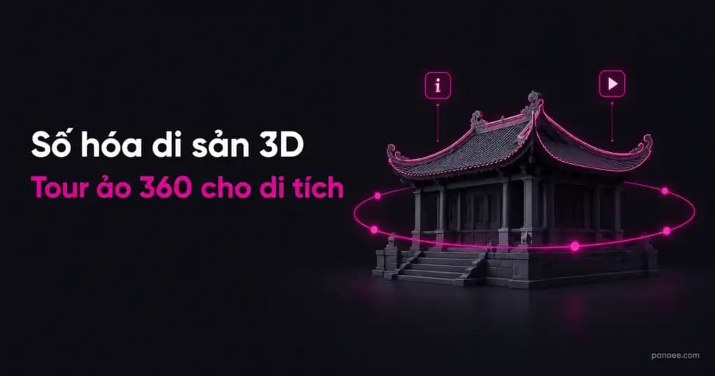 Số hóa di sản 3D: hồ sơ năng lực triển khai tour ảo 360 cho bảo tàng và di tích