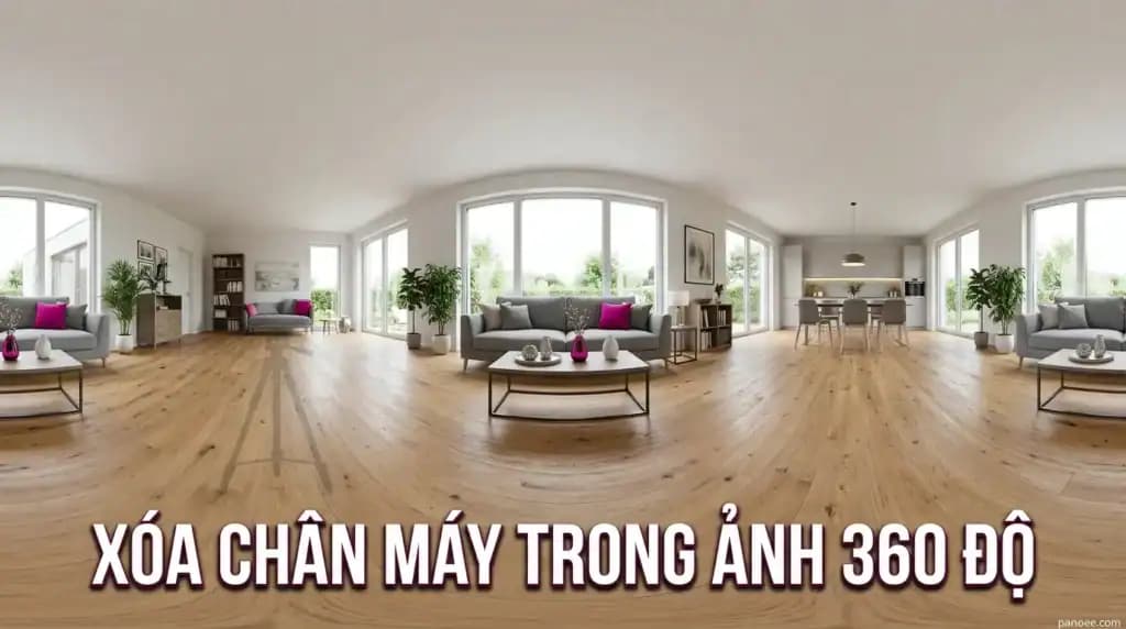 Cách Xóa Chân Máy Trong Ảnh 360 Độ Mà Không Lộ Vết Vá