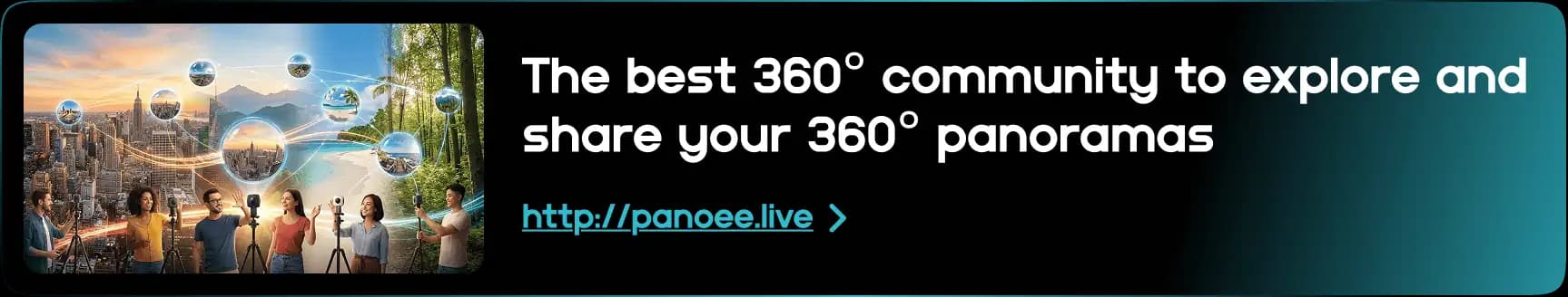 The best 360° community to explore and share your 360° panoramas