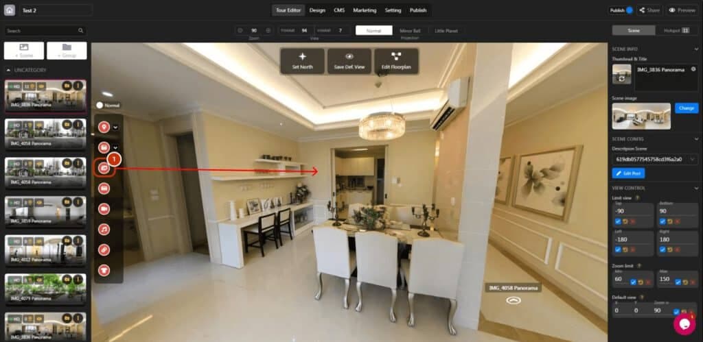 Edit hotspot Image