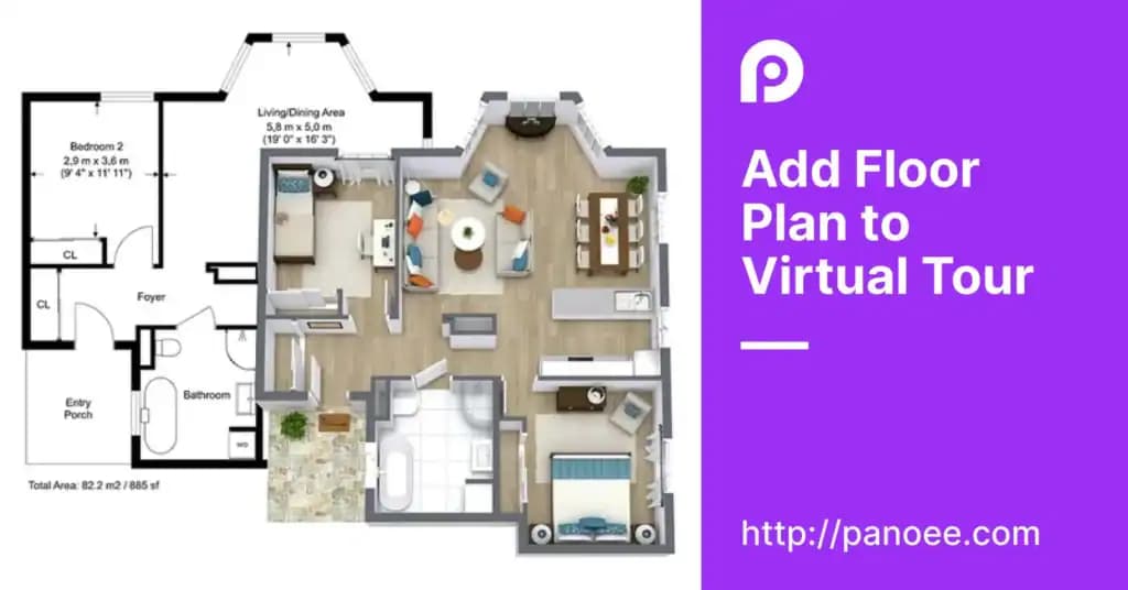 Add Floor plan to your Virtual Tour with Panoee