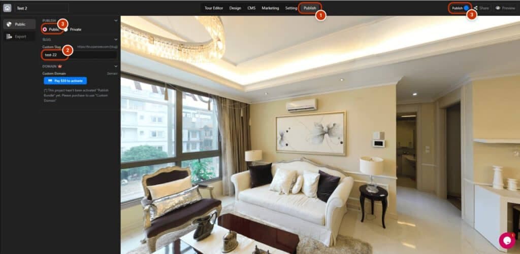 Setup Google Analytics for your virtual tour