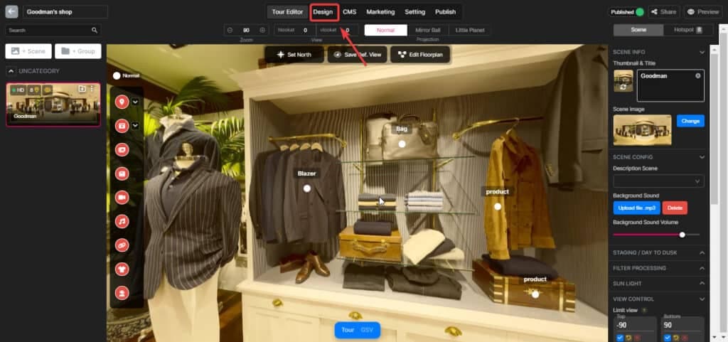 Customize the Control bar interface