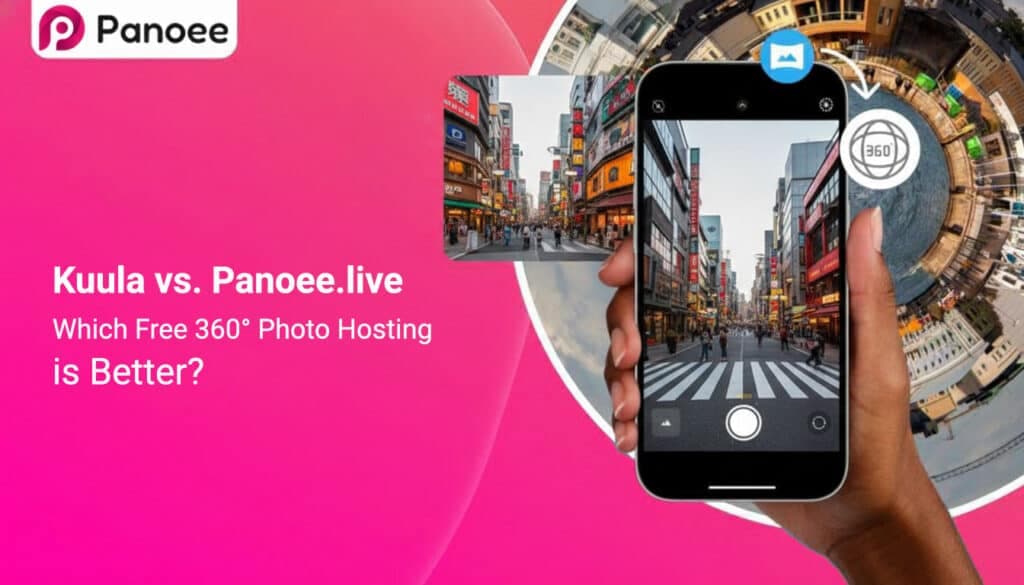 Kuula vs. Panoee.live: Which Free 360° Photo Hosting is Better?