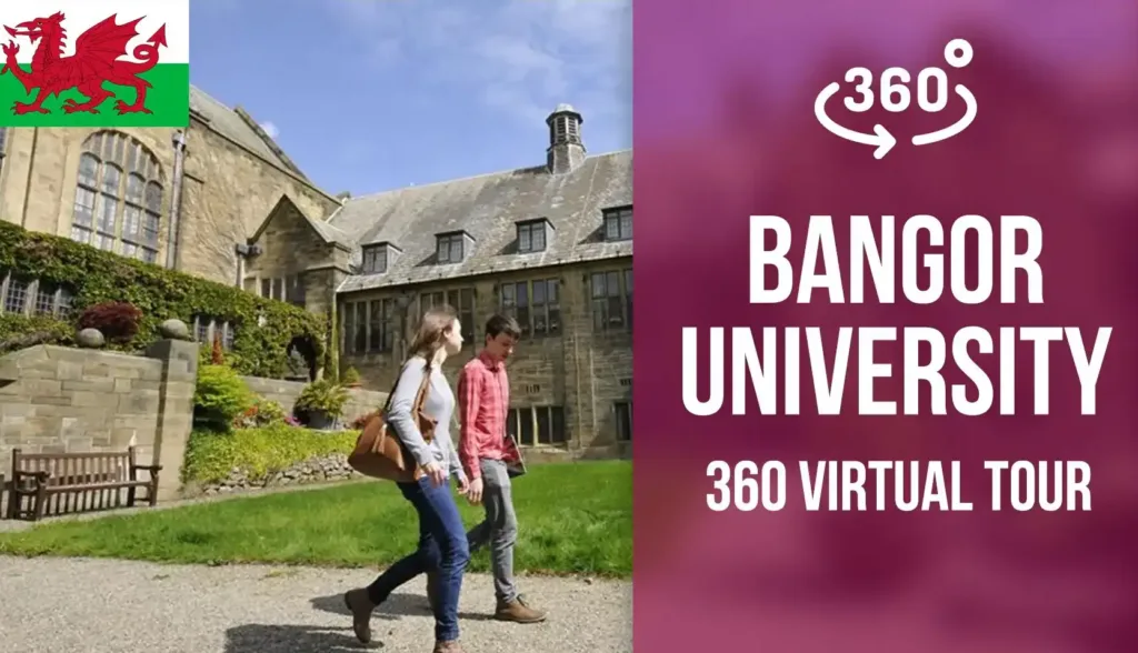 Bangor University 360 virtual tour with Panoee (United Kingdom)