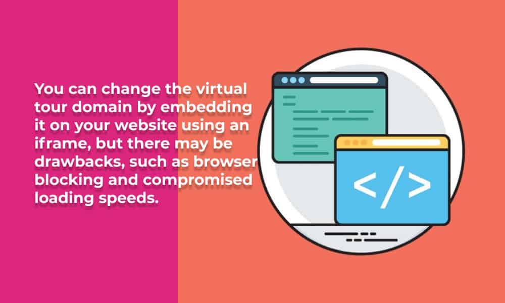 How to change a virtual tour domain?