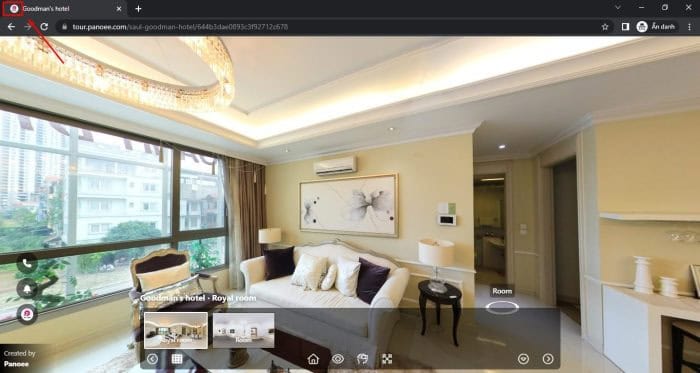 Update Favicon virtual tour