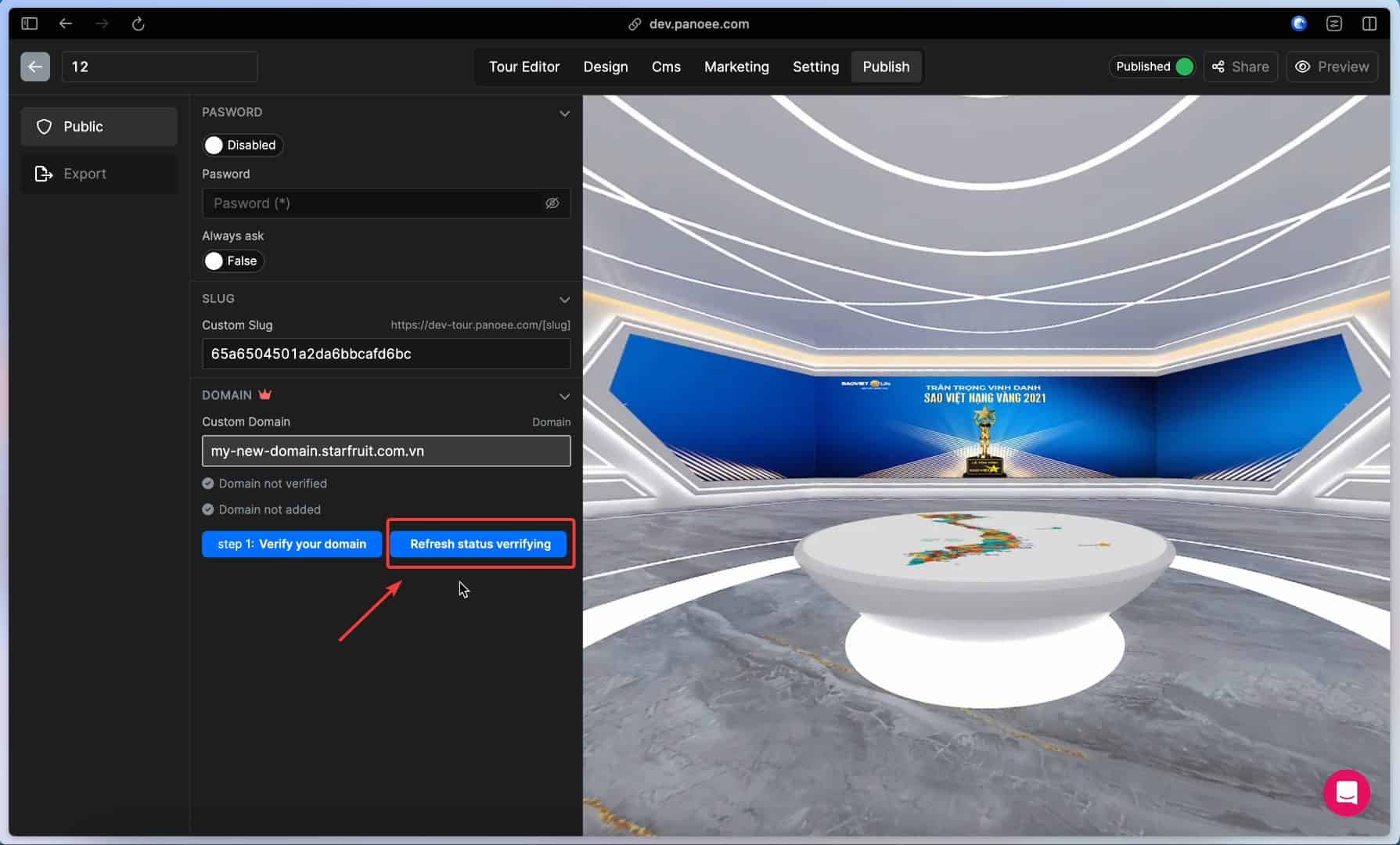 How to Use Your Own Domain as a Virtual Tour Link
