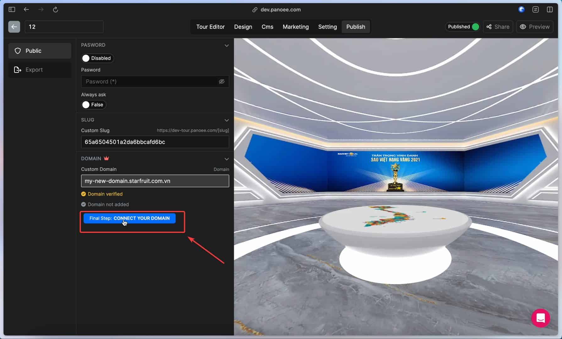 How to Use Your Own Domain as a Virtual Tour Link
