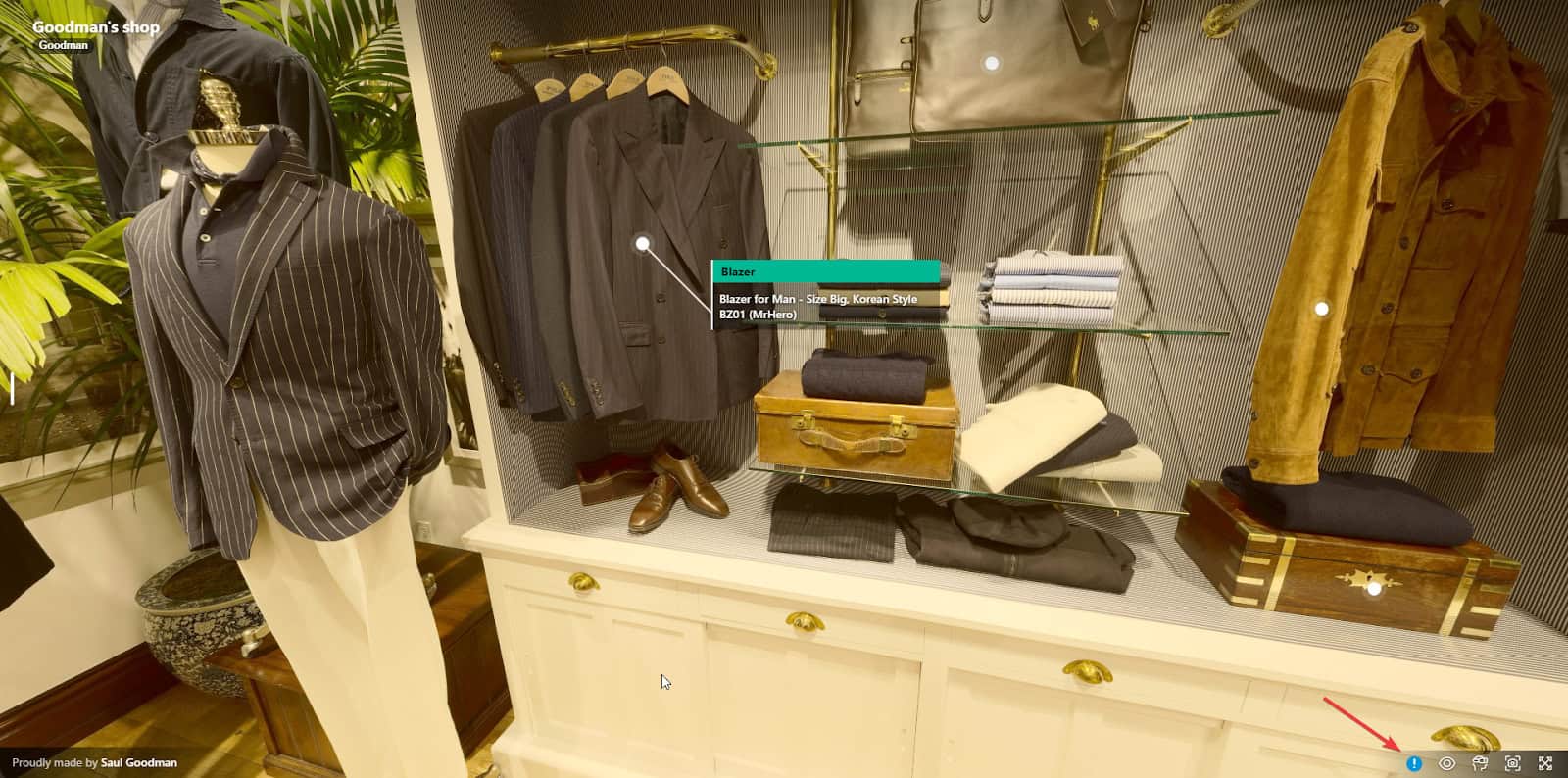 Customize the Virtual tour Control bar interface 