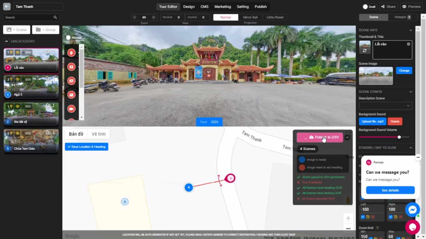 Publishing Virtual Tours to Google Street View 