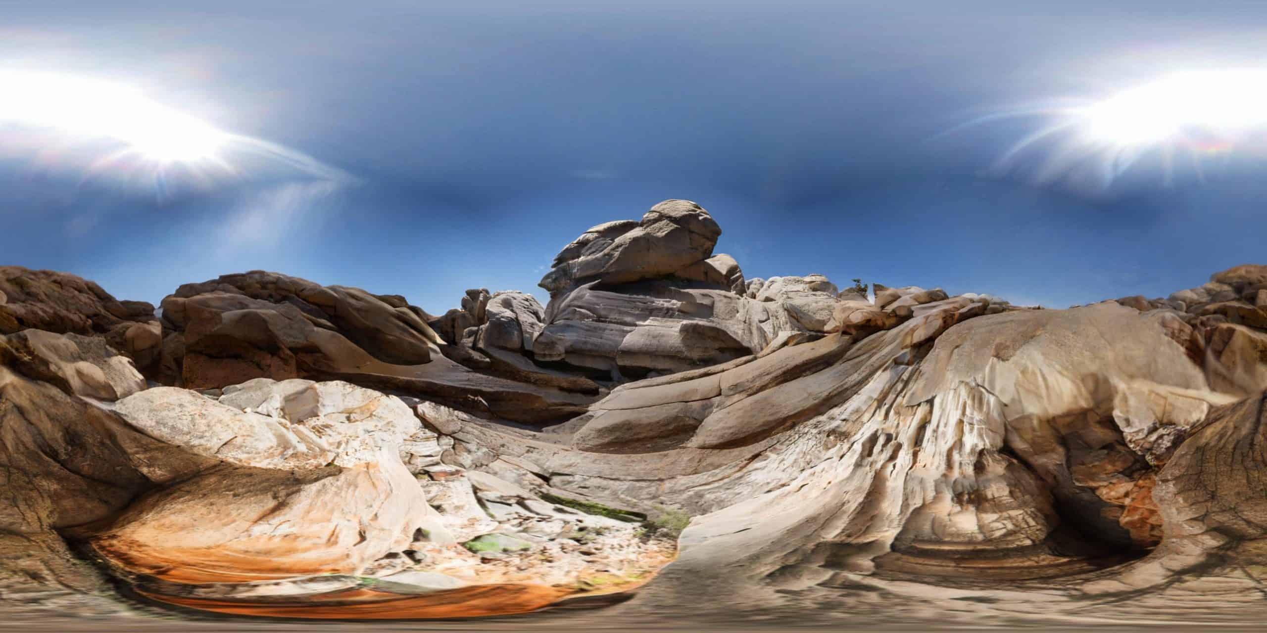 An example of an AI-generated 360-degree image

