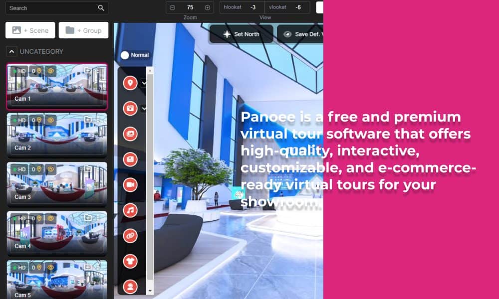Virtual Tour Software for Showrooms