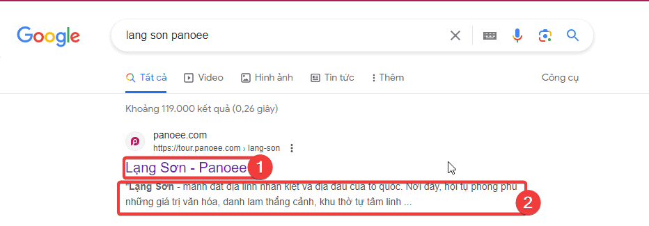 Title and Meta description