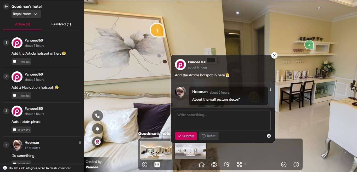 team-working virtual tour