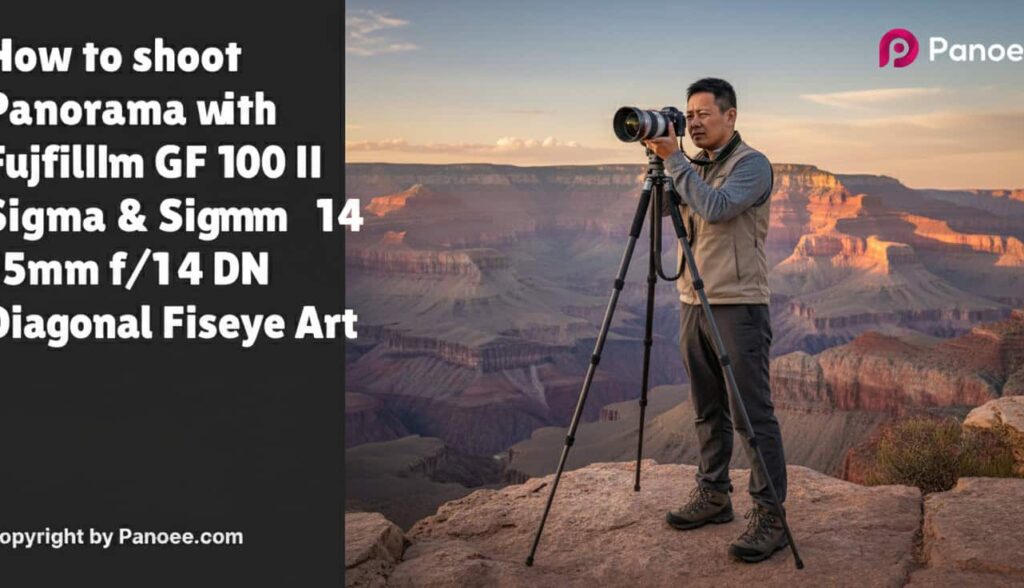 How to Shoot Panoramas with Fujifilm GFX 100 II & Sigma 15mm f/1.4 DG DN Diagonal Fisheye Art