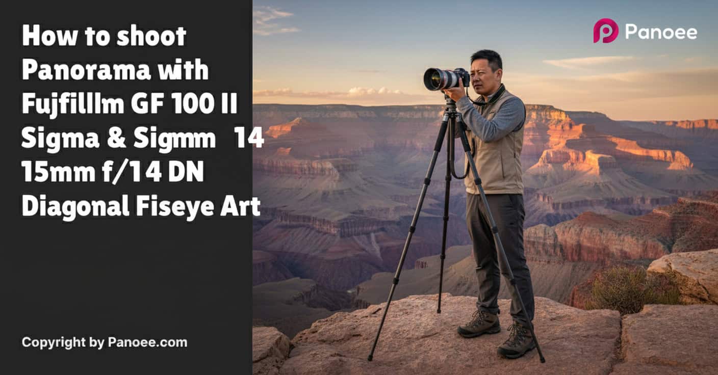 How to Shoot Panoramas with Fujifilm GFX 100 II & Sigma 15mm f/1.4 DG DN Diagonal Fisheye Art