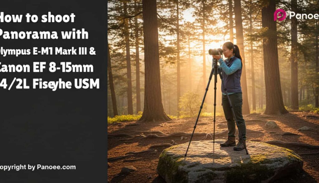 How to Shoot Panoramas with Olympus E-M1 Mark III & Canon EF 8-15mm f/4L Fisheye USM