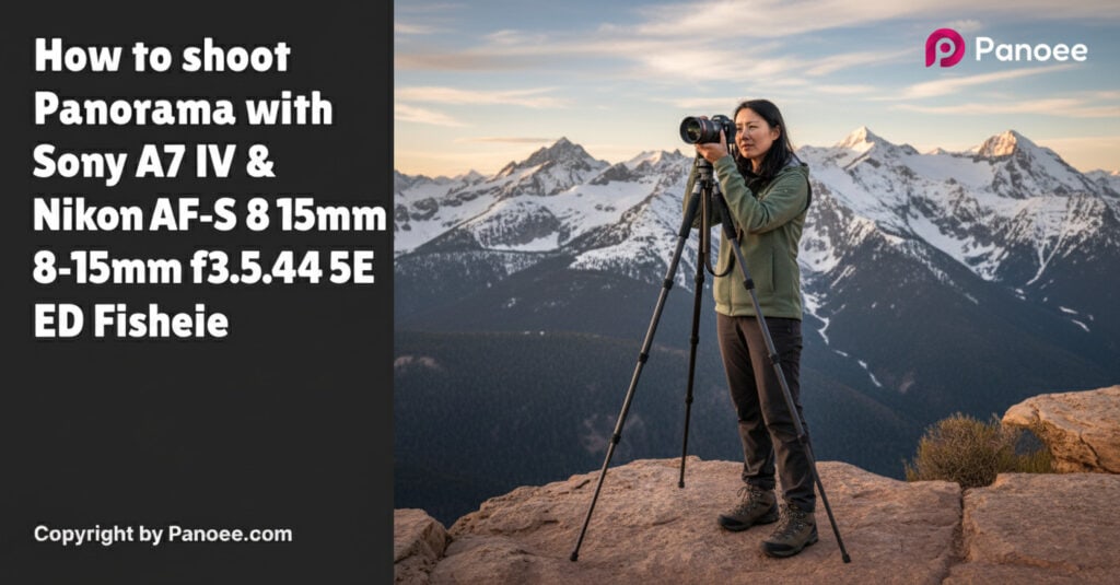 How to Shoot Panoramas with Sony A7 IV & Nikon AF-S 8-15mm f/3.5-4.5E ED Fisheye