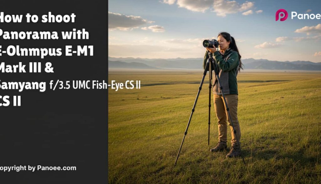 How to Shoot Panoramas with Olympus E-M1 Mark III & Samyang 8mm f/3.5 UMC Fish-Eye CS II