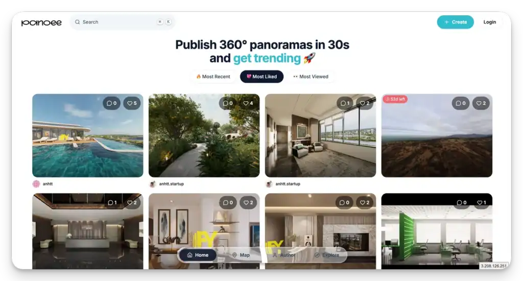 Panoee.live best 360 photo viewer
