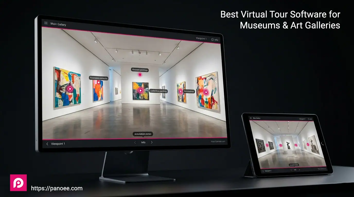 Virtual tour software for museums