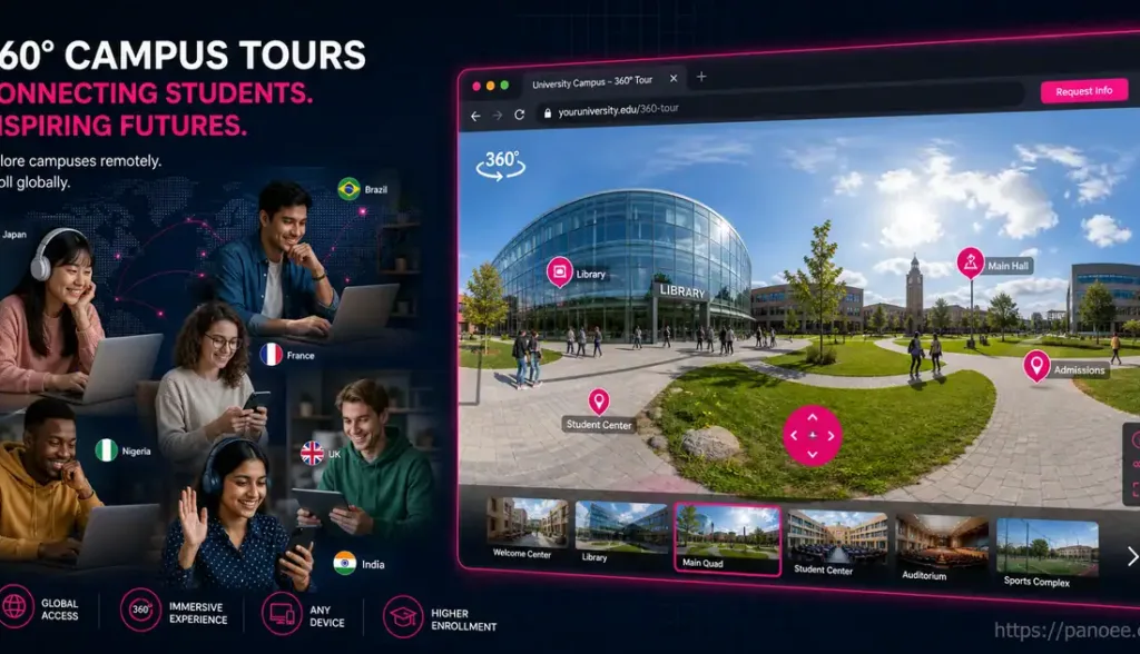 Virtual Campus Tours: How Universities Create 360° Online Open Days