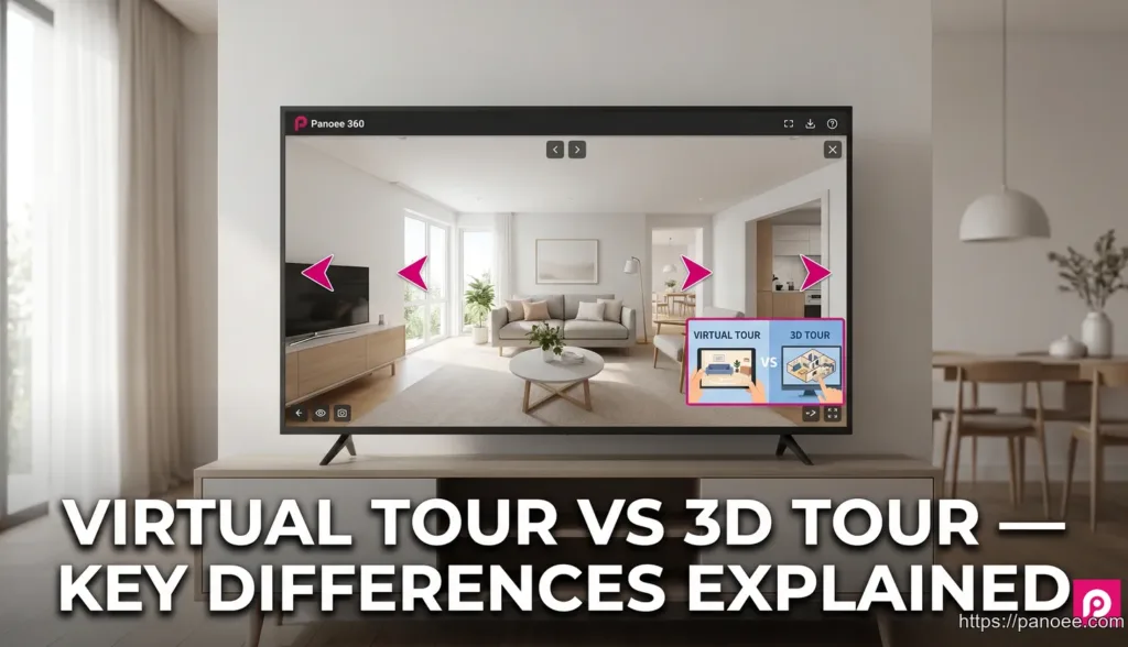 Virtual Tour vs 3D Tour: Key Differences Explained (2026)