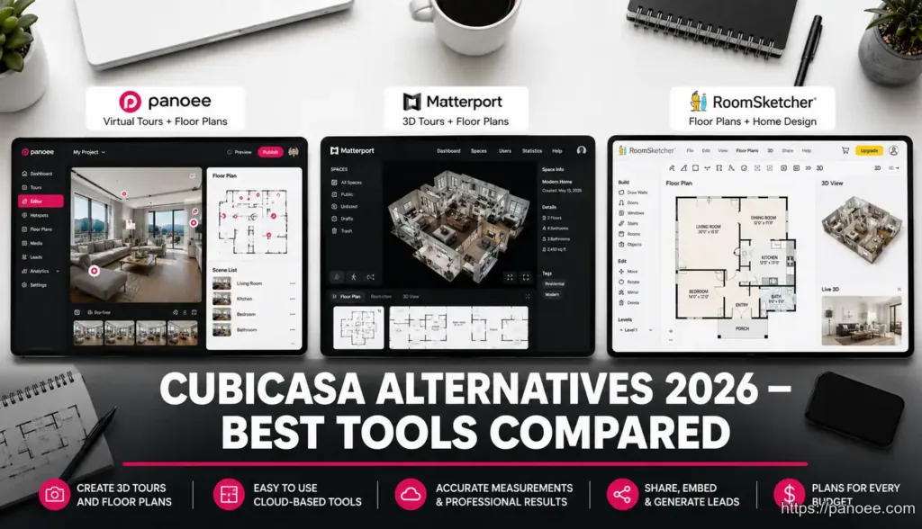 CubiCasa Alternatives in 2026: Top Floor Plan & Virtual Tour Tools Compared